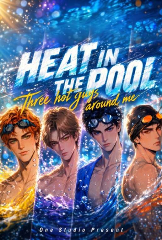 Heat in the Pool: Three Hot Guys Around Me