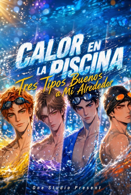 Calor en la Piscina: Tres Tipos Buenos a Mi Alrededor