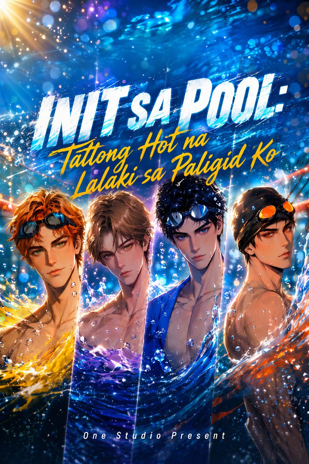 Poster Init sa Pool: Tatlong Hot na Lalaki sa Paligid Ko