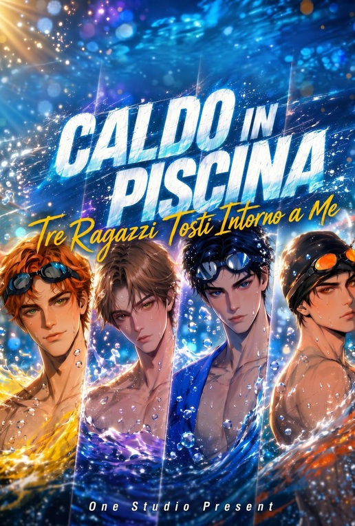 Caldo in Piscina: Tre Ragazzi Tosti Intorno a Me