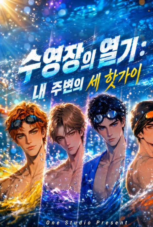 수영장의 열기: 내 주변의 세 핫가이