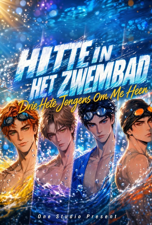 Hitte in Het Zwembad: Drie Hete Jongens Om Me Heen