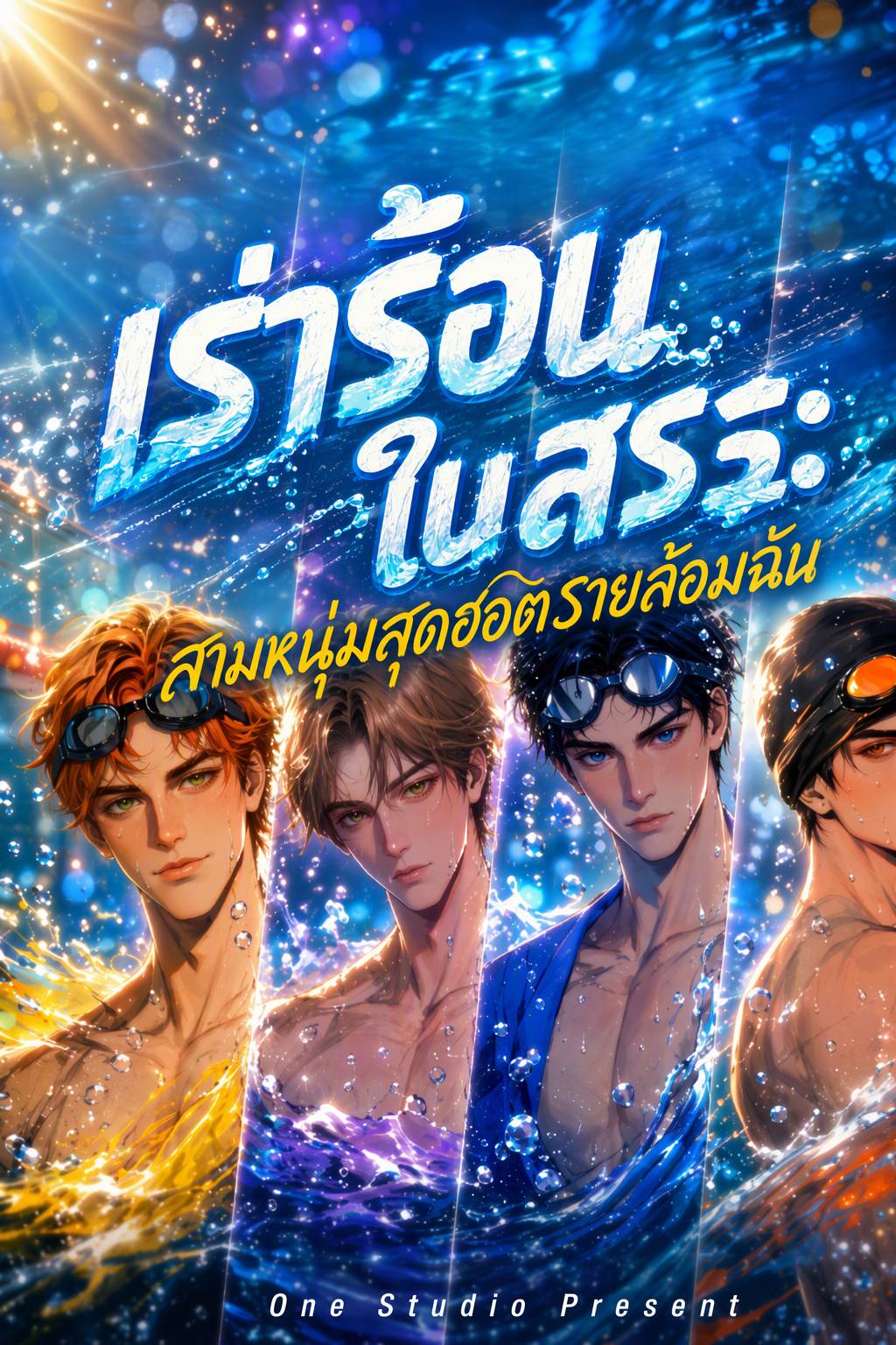 Poster เร่าร้อนในสระ: สามหนุ่มสุดฮอตรายล้อมฉัน