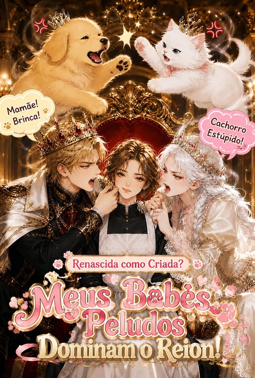 Renascida como Criada? Meus Bebês Peludos Dominam o Reino!