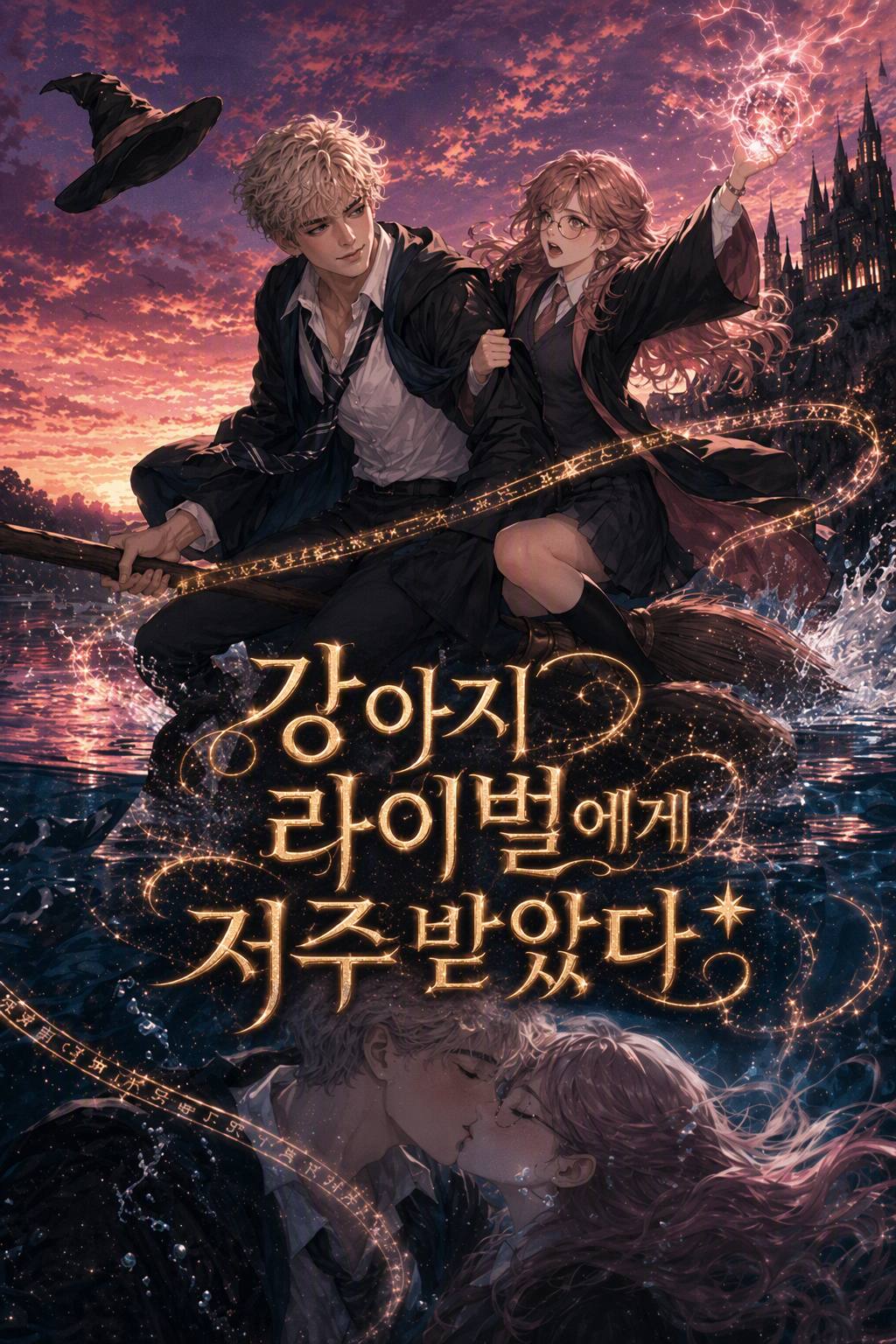 강아지 라이벌에게 저주받았다