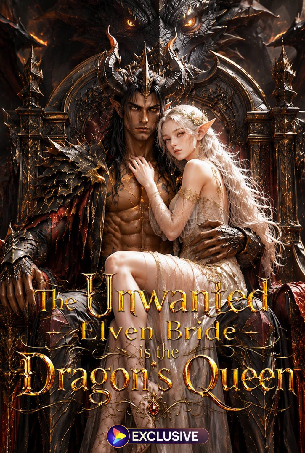 The Unwanted Elven Bride is the Dragon's Queen