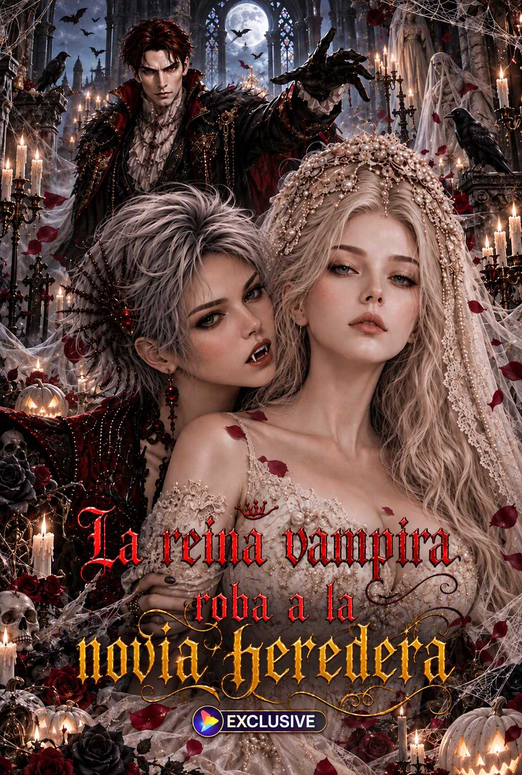 Poster La reina vampira roba a la novia heredera