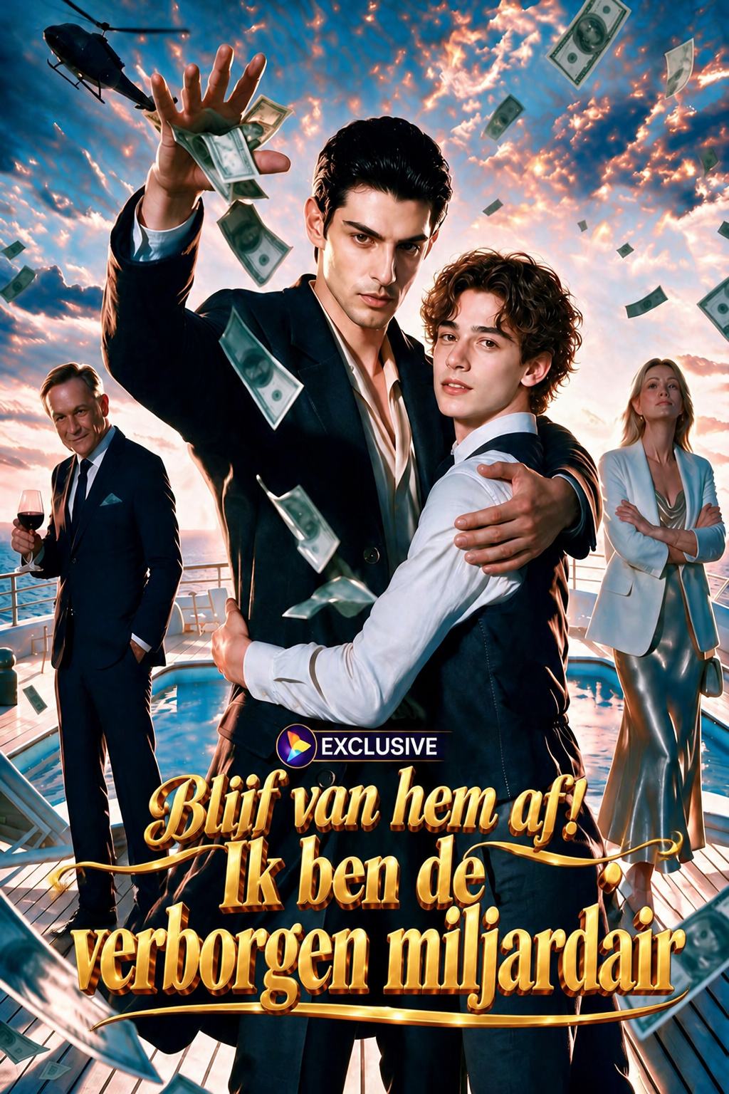 Blijf van hem af! Ik ben de verborgen miljardair