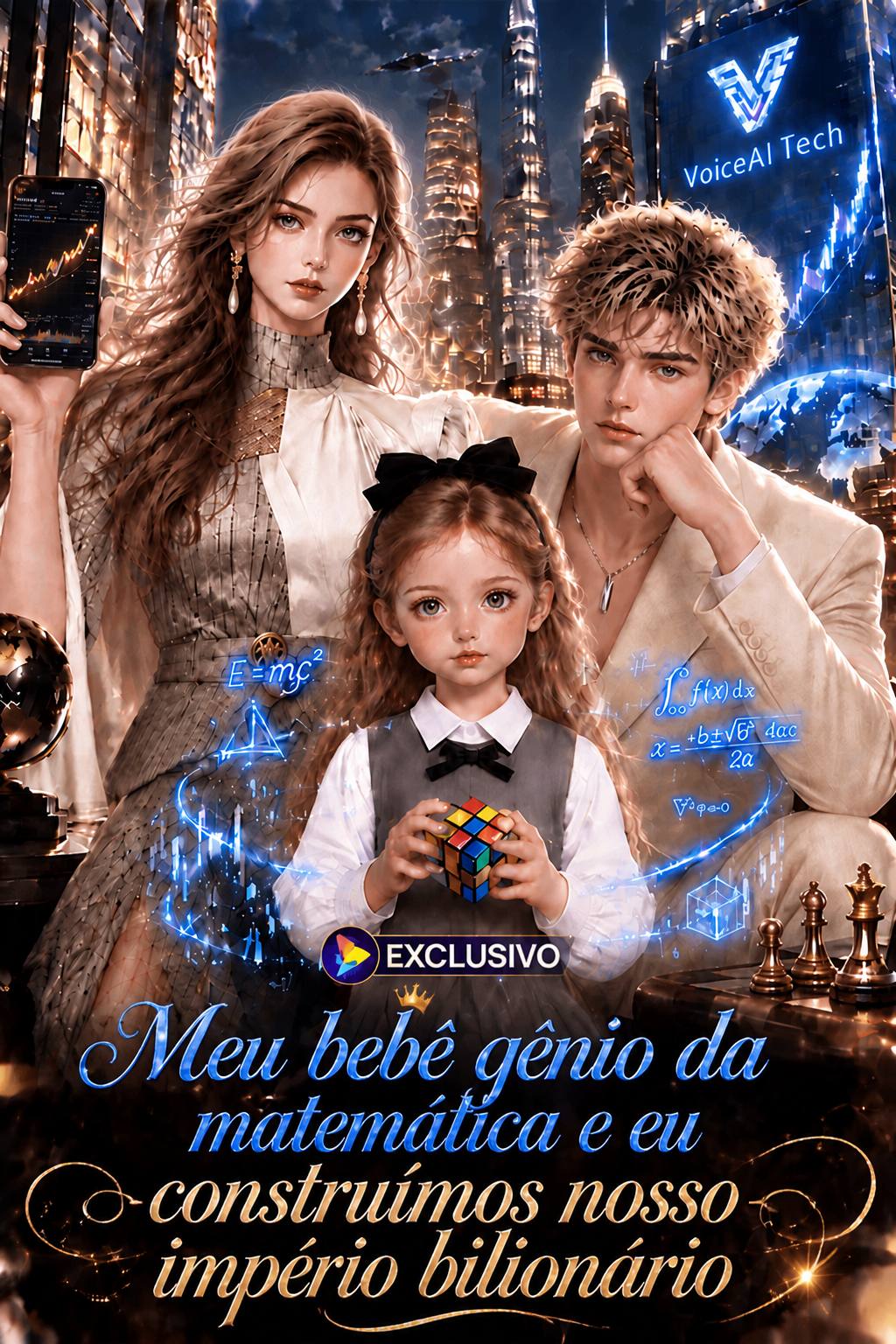 Meu bebê gênio da matemática e eu construímos nosso império bilionário