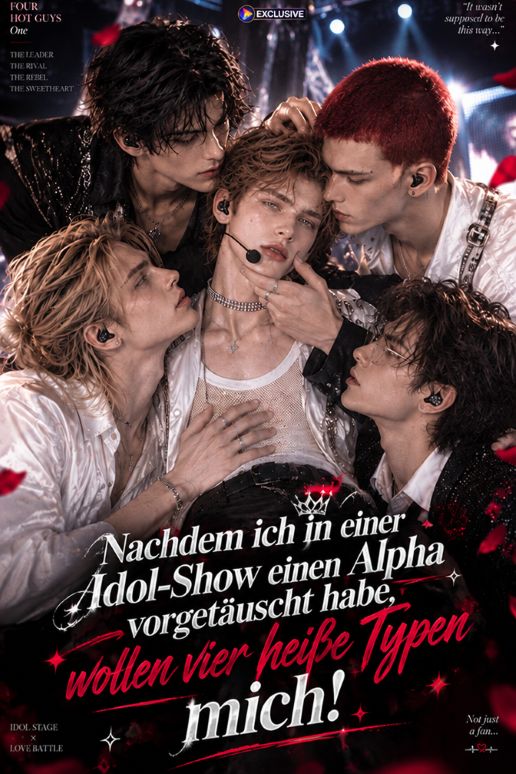 Poster Nachdem ich in einer Idol-Show einen Alpha vorgetäuscht habe, wollen vier heiße Typen mich!
