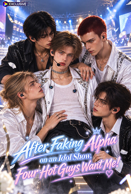 Poster After Faking Alpha on an Idol Show, Four Hot Guys Want Me!